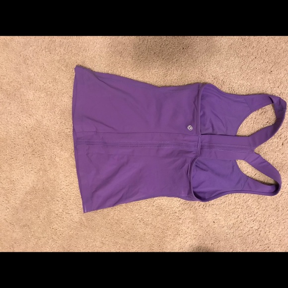 Lululemon purple tank size 4 - Picture 2 of 3
